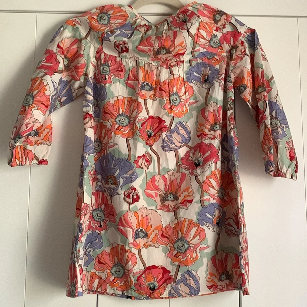 Cath Kidston‎ Summer Poppy Midscale Mini Kaftan Dress 5-6 years